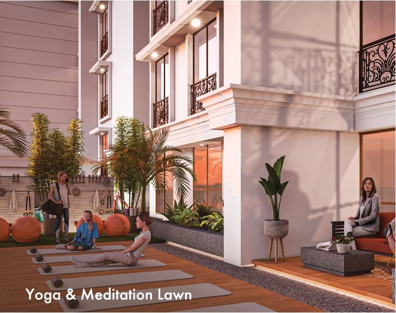 Yoga and meditation zones for wellness – Shree Om Paradise Borivali West