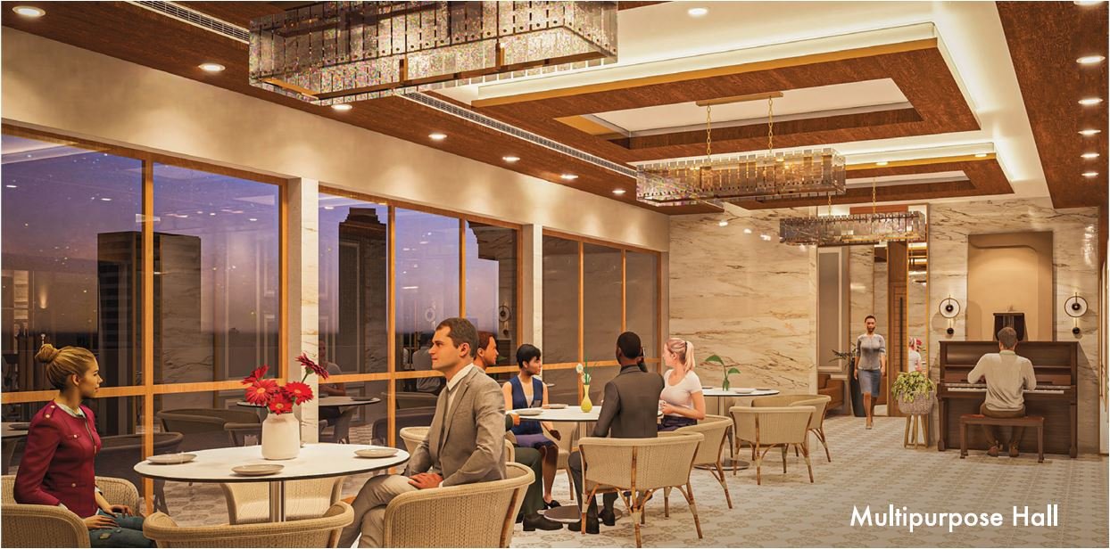 Spacious multipurpose hall for events – Shree Om Paradise Borivali West