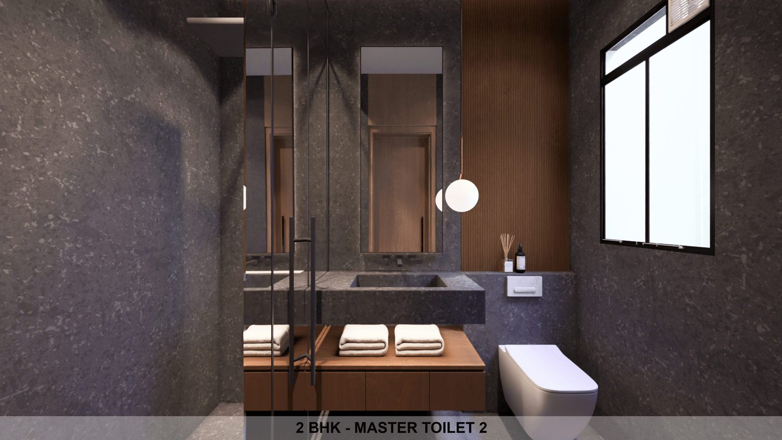Rejuvenating bathroom with premium fittings – Shree Om Paradise Borivali West