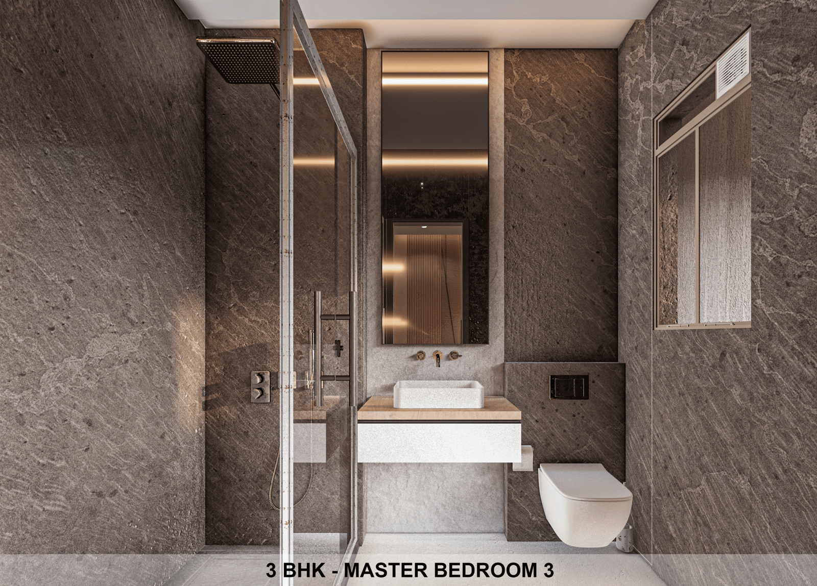 Rejuvenating bathroom with premium fittings – Shree Om Paradise Borivali West