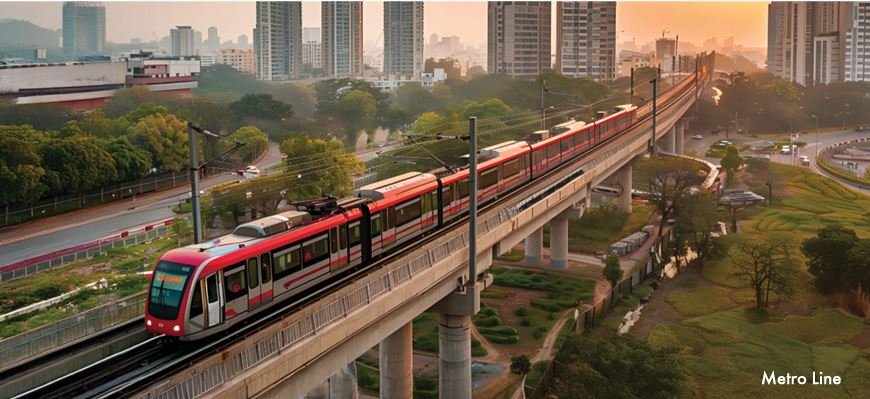 Metro connectivity near luxury residences – Shree Om Paradise Borivali West